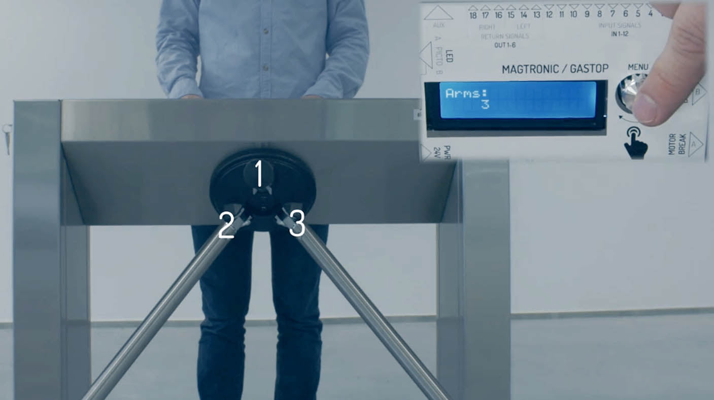 ZA2 turnstile zero position config