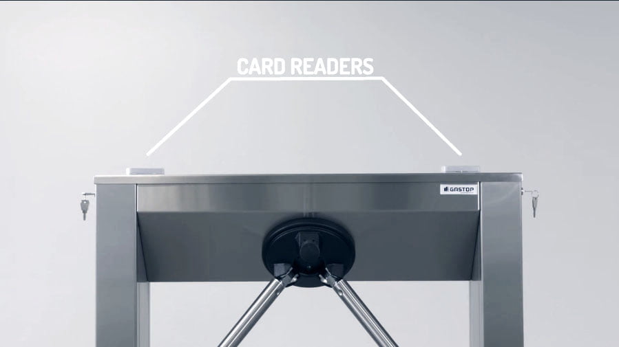 turnstile Connecting card reader